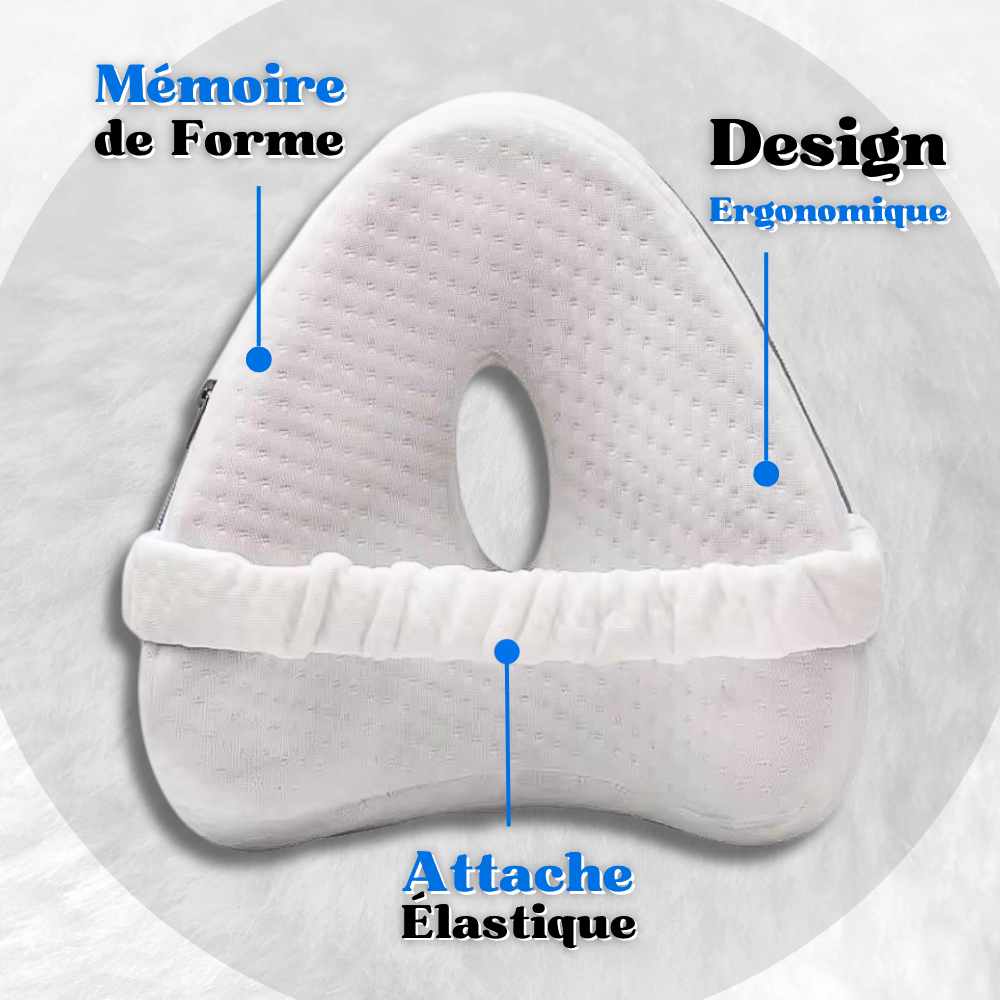 Informations sur le Coussin entre Genoux Ergonomique blanc 