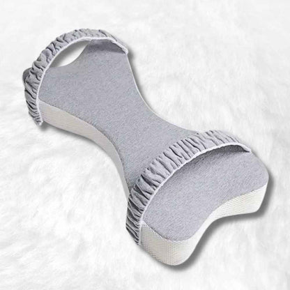 Coussin entre les Jambes pour Dormir gris​ 