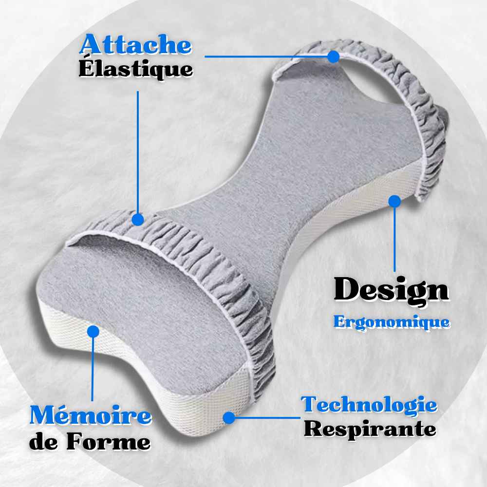 Coussin entre les Jambes pour Dormir gris​ , informations dessus