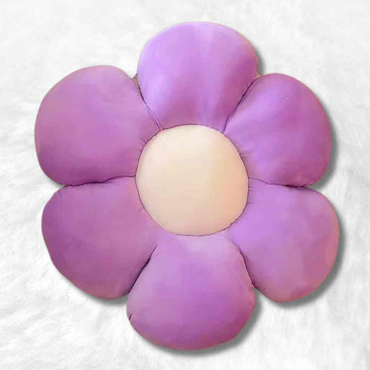 Coussin Fleur violet