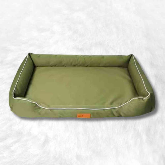 Coussin Imperméable pour Chien vert​