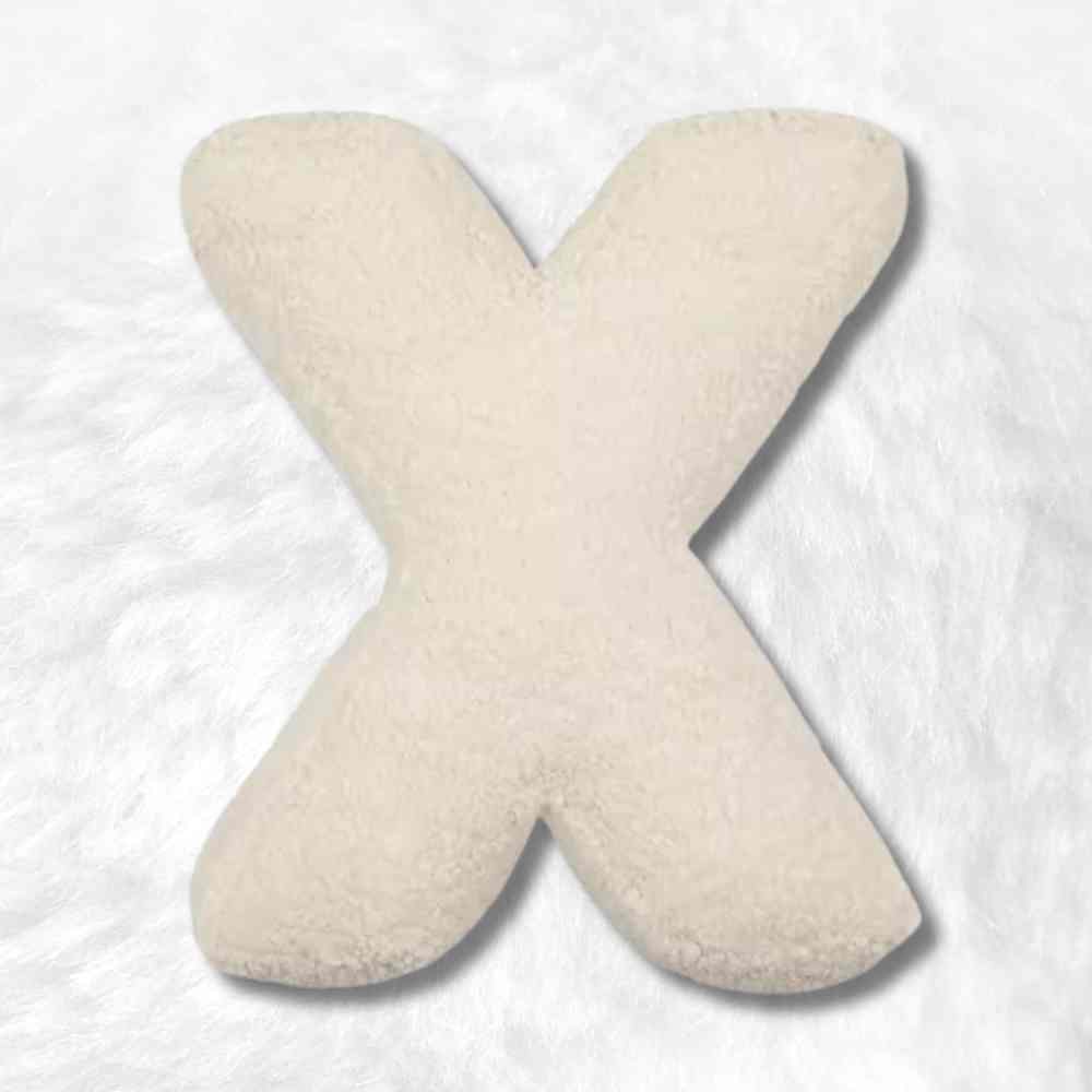Coussin Lettre X