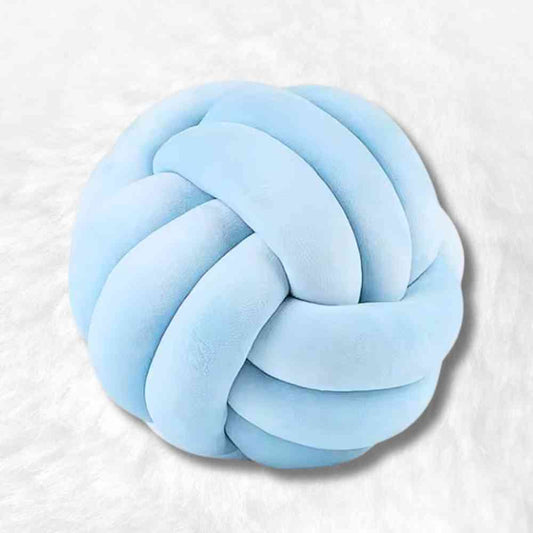 Coussin Noeud Bleu ciel