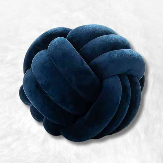 Coussin Noeud​ Bleu Nuit