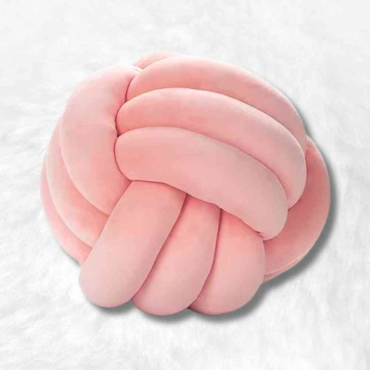 Coussin Noeud Rose