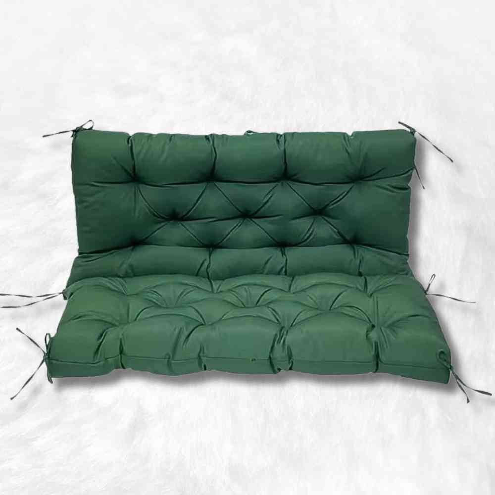 Coussin pour Banquette Extérieure vert