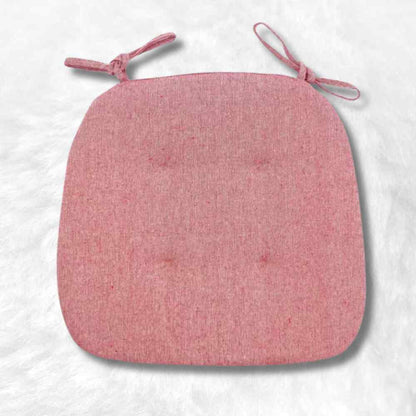 Coussin pour Chaise de Cuisine rouge en forme de galette