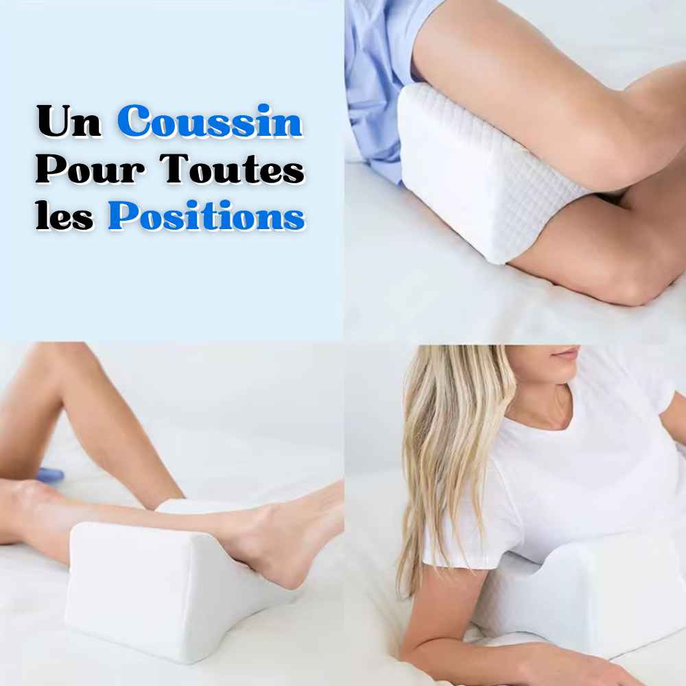 Les positions possibles avec le Coussin Séparateur de Genoux 