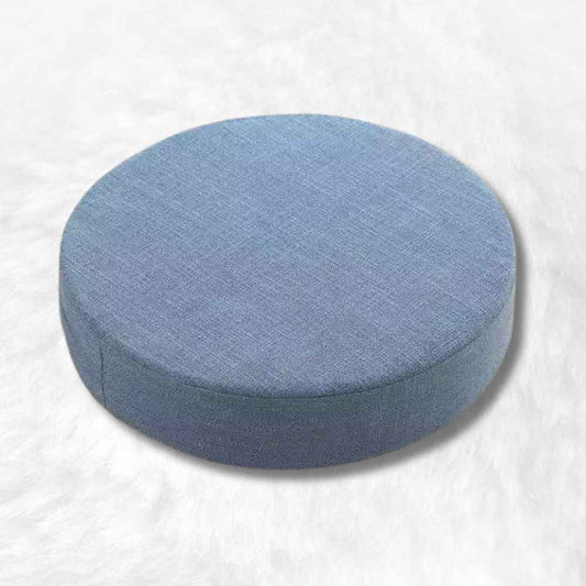 Coussin Yoga d'Assise bleu