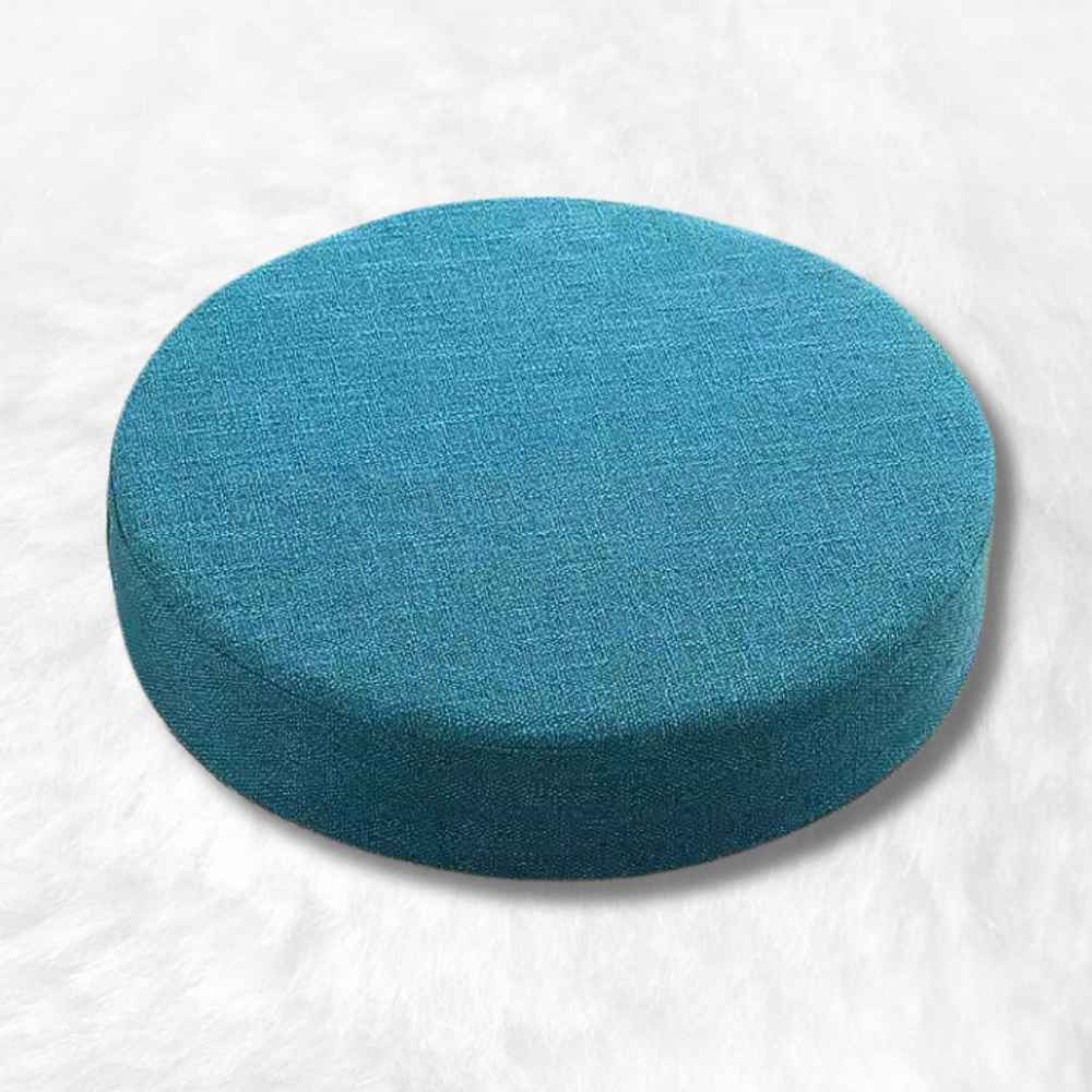 Coussin Yoga d'Assise turquoise