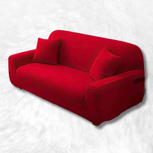 Housse Canapé 3 Places rouge