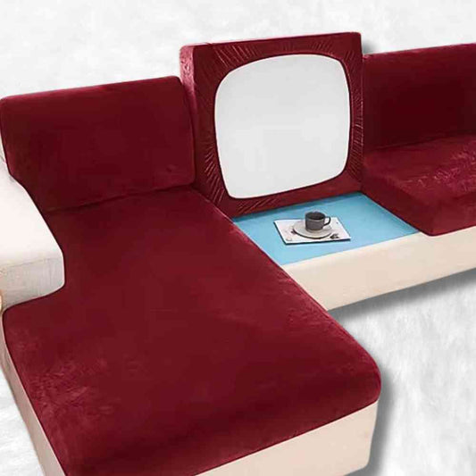 Housse Canapé d'Angle rouge