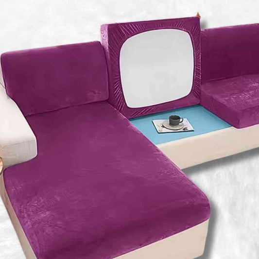Housse Canapé d'Angle violette