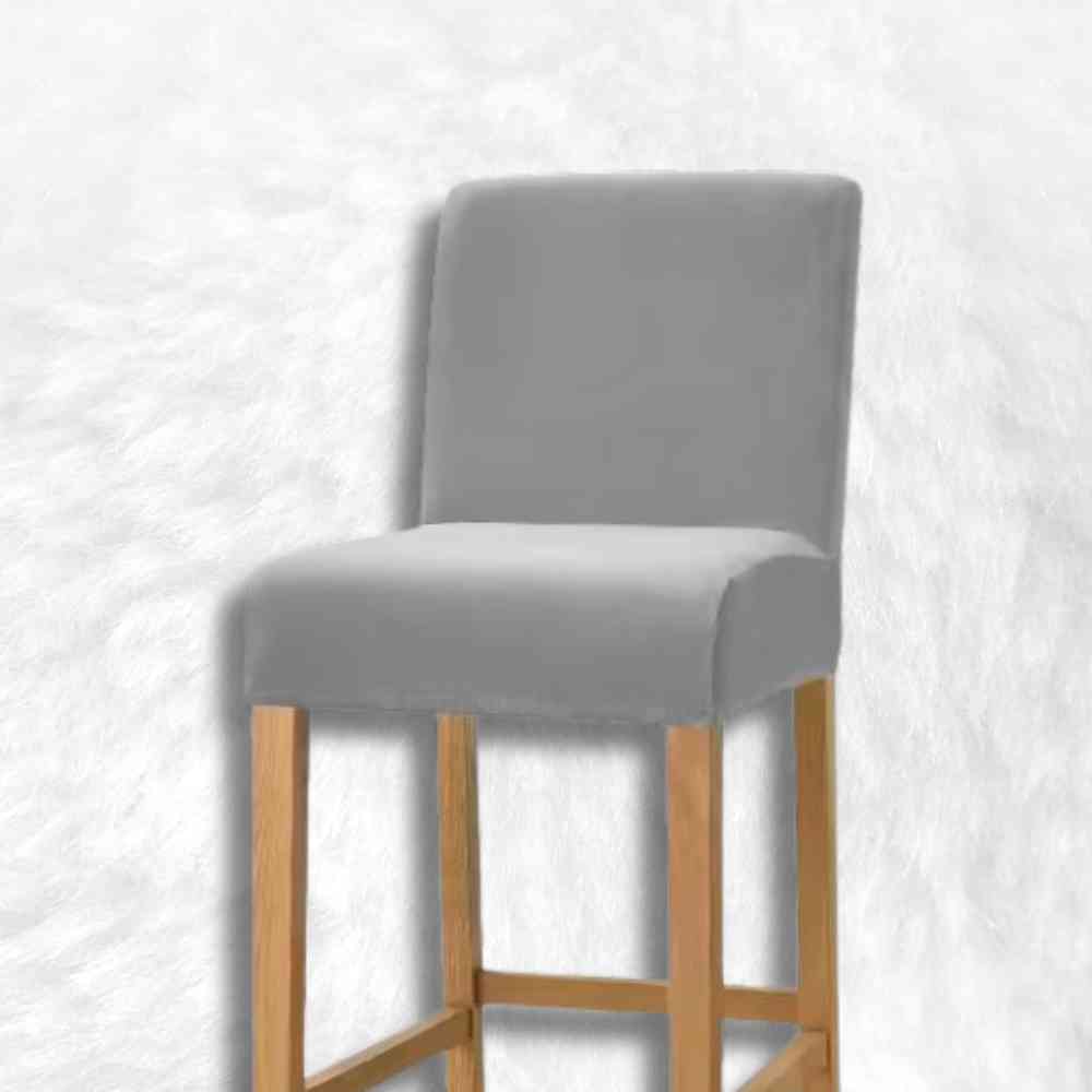 Housse Chaise Haute grise