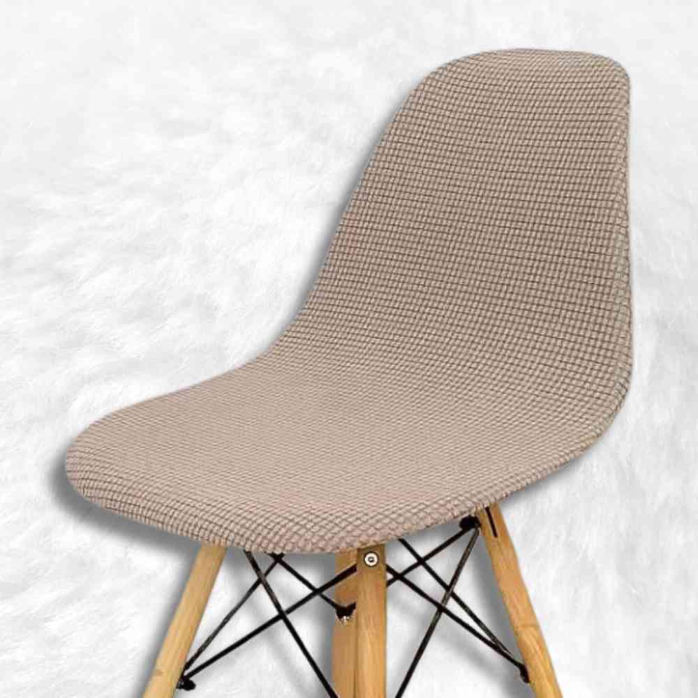 Housse Chaise Scandinave​ beige
