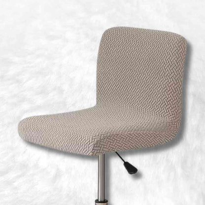 Housse de Chaise de Bar Extensible beige