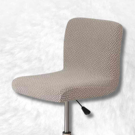 Housse de Chaise de Bar Extensible beige