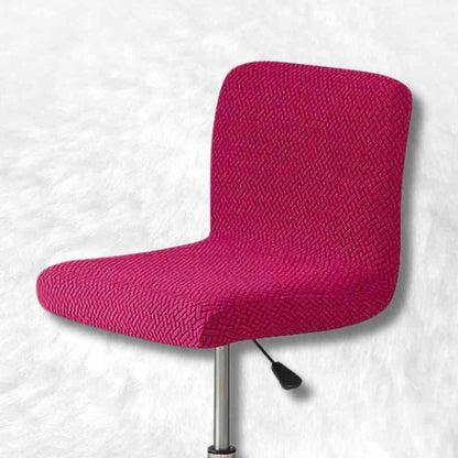Housse de Chaise de Bar​ Extensible rose