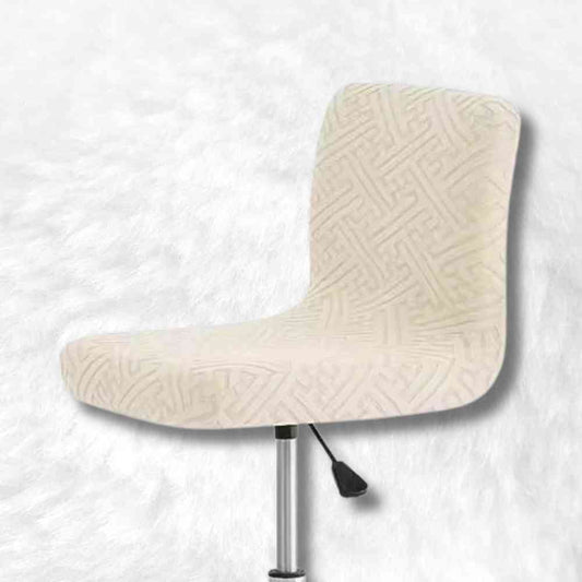 Housse de Chaise de Bar Moderne crème