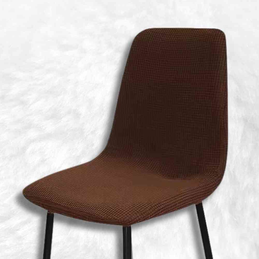 Housse de Chaise de Salle à Manger​ marron