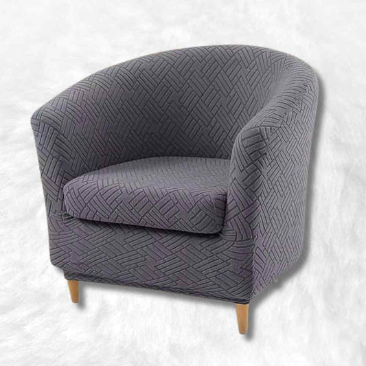 Housse Fauteuil Cabriolet Extensible grise foncé