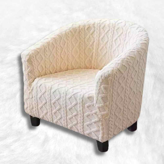 Housse Fauteuil Cabriolet Tricot blanche