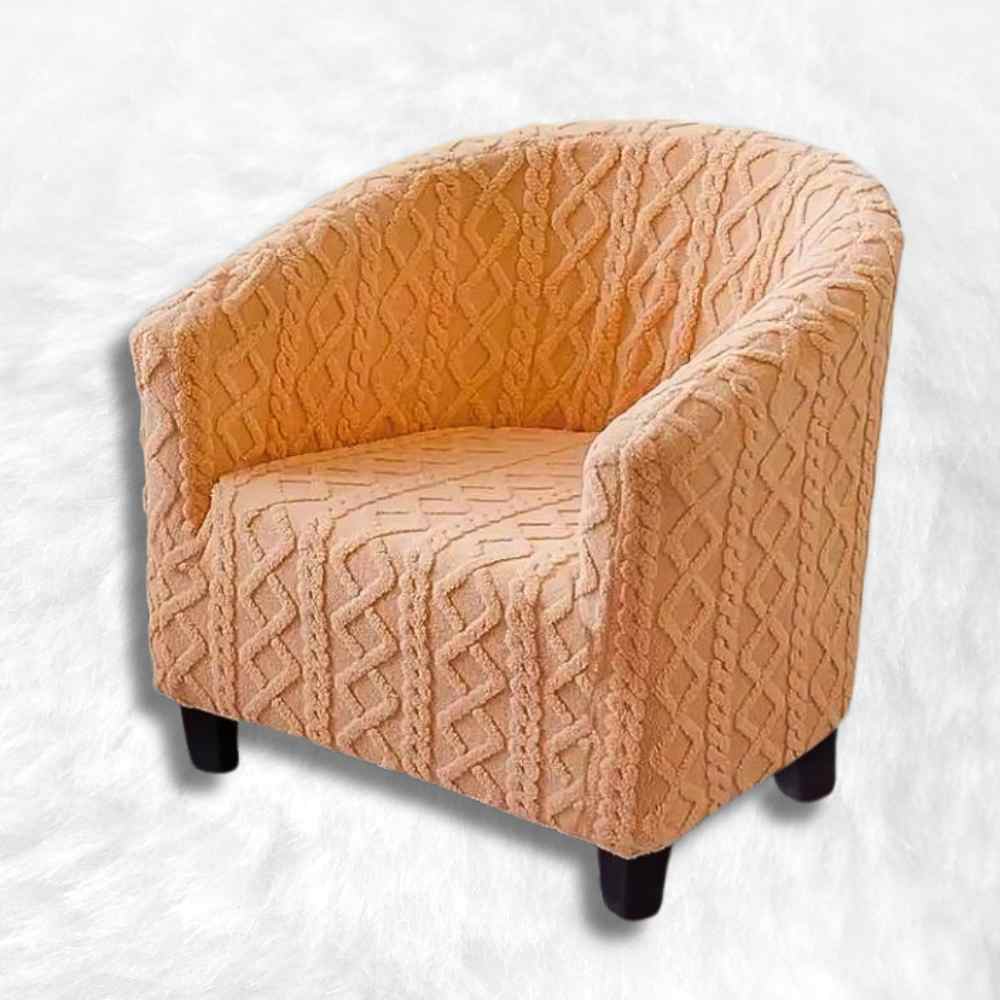 Housse Fauteuil Cabriolet Tricot orange