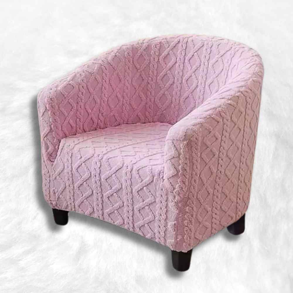 Housse Fauteuil Cabriolet Tricot rose