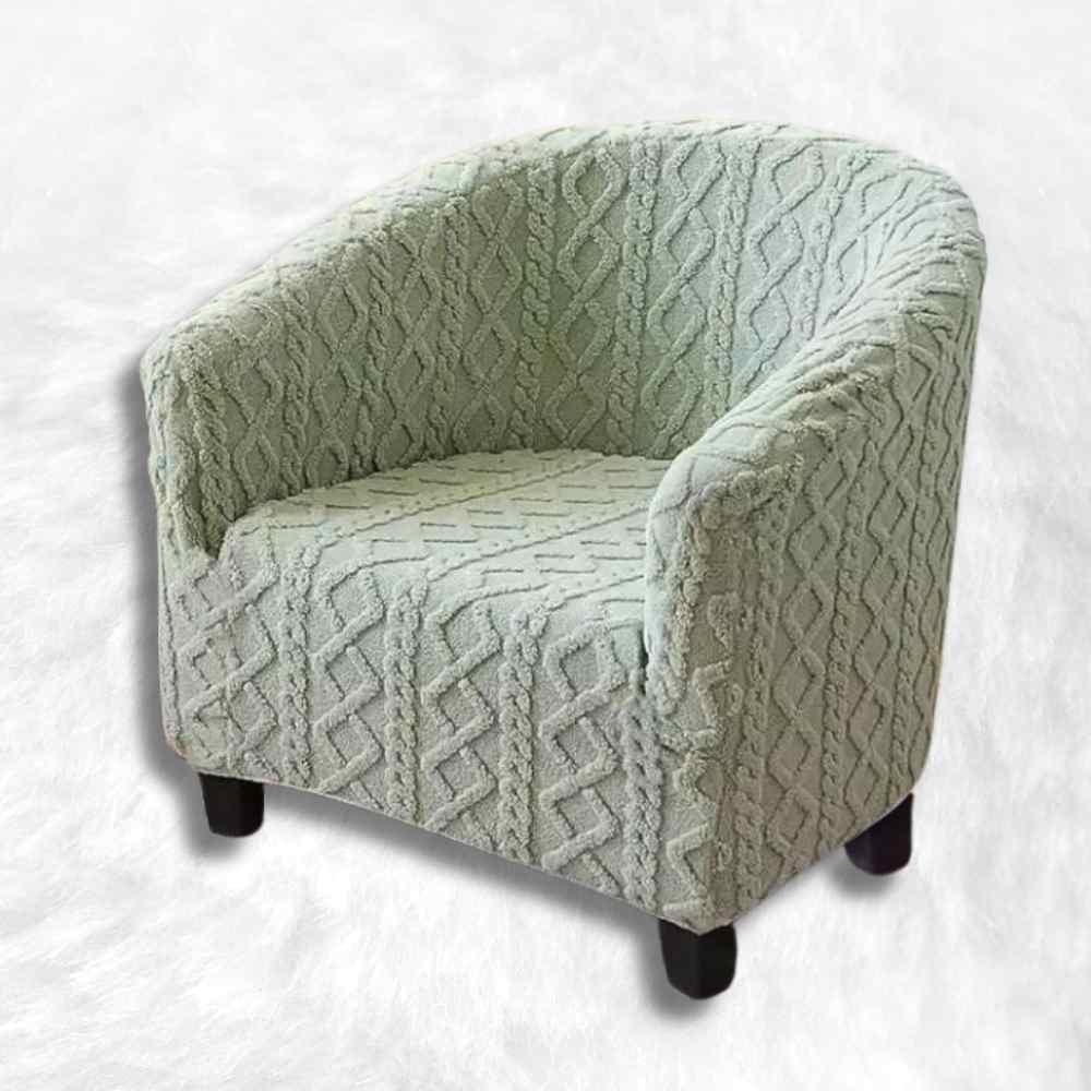 Housse Fauteuil Cabriolet Tricot verte