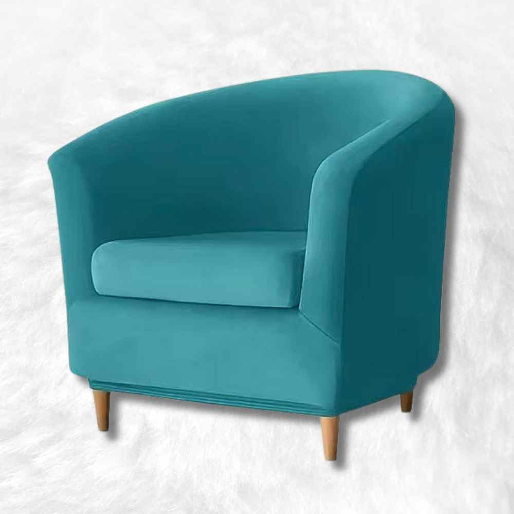 Housse Fauteuil Cabriolet Velours​ bleu