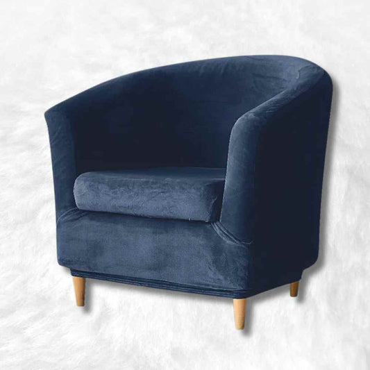 Housse Fauteuil Cabriolet Velours Marine