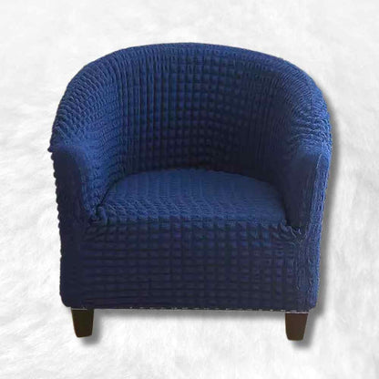 Housse Fauteuil Cabriolet Velours​ Côtelé marine