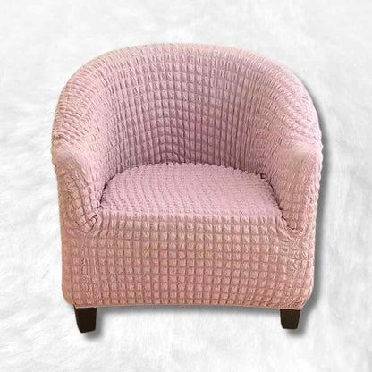 Housse Fauteuil Cabriolet Velours​ Côtelé rose