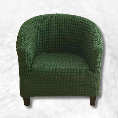 Housse Fauteuil Cabriolet Velours​ Côtelé verte
