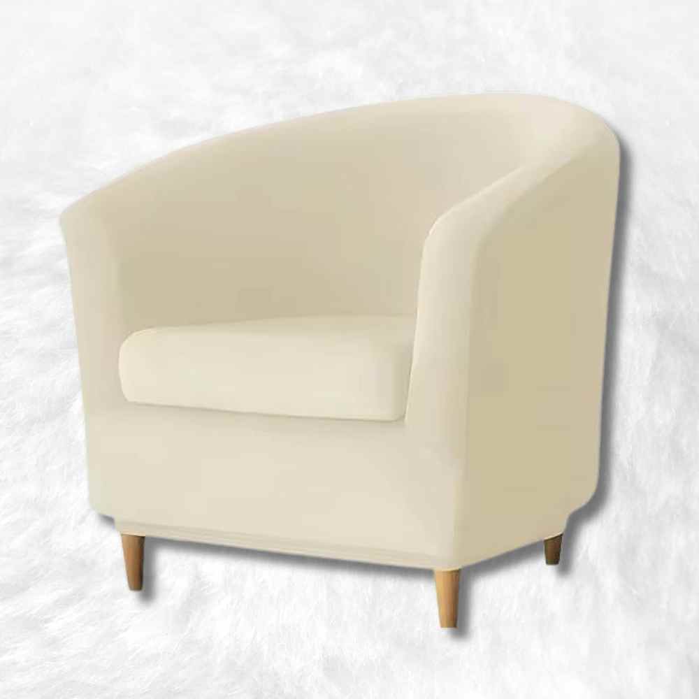 Housse Fauteuil Cabriolet Velours​ crème