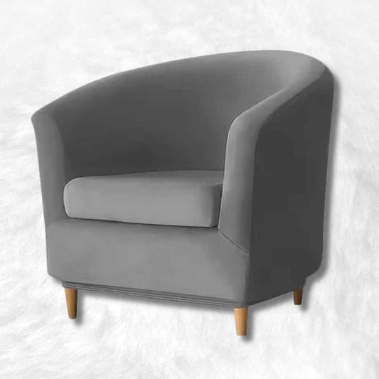 Housse Fauteuil Cabriolet Velours​ gris
