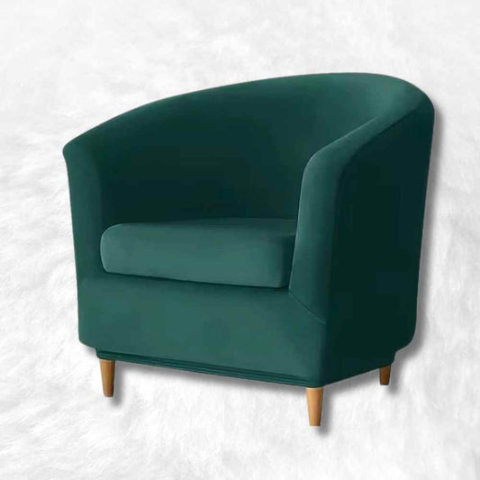 Housse Fauteuil Cabriolet Velours​ verte