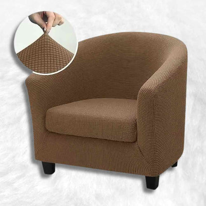 Housse Fauteuil Club Cabriolet​ marron