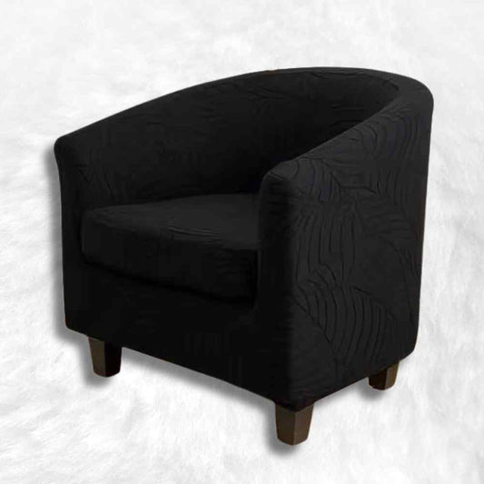 Housse Fauteuil Crapaud Extensible noir