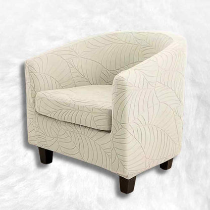 Housse Fauteuil Crapaud Extensible blanche