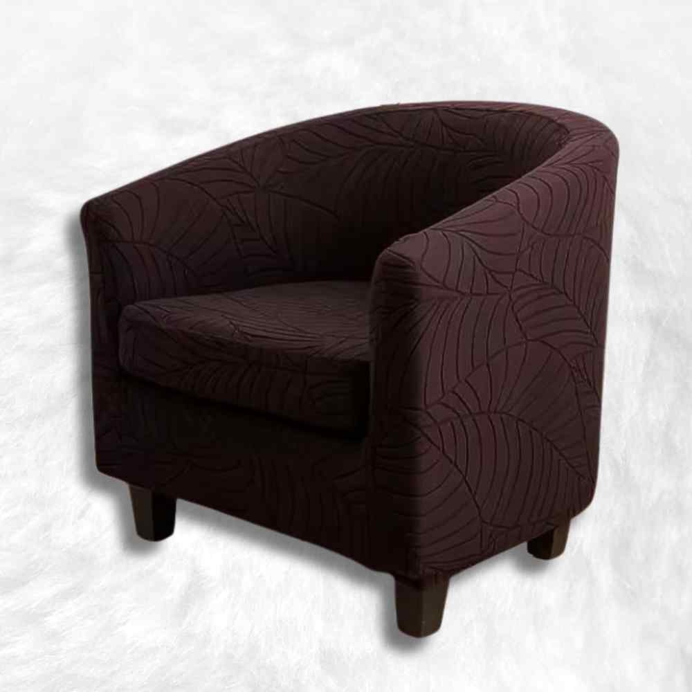 Housse Fauteuil Crapaud Extensible marron