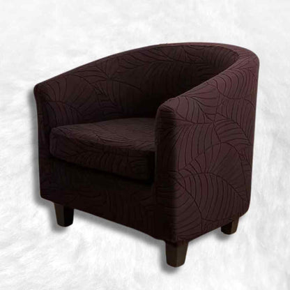 Housse Fauteuil Crapaud Extensible marron