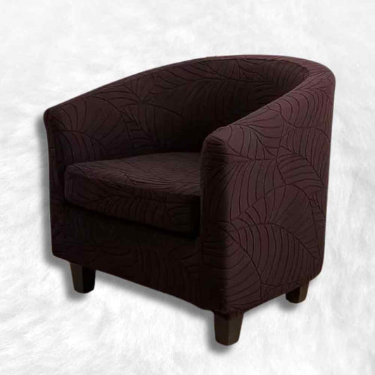 Housse Fauteuil Crapaud Extensible marron