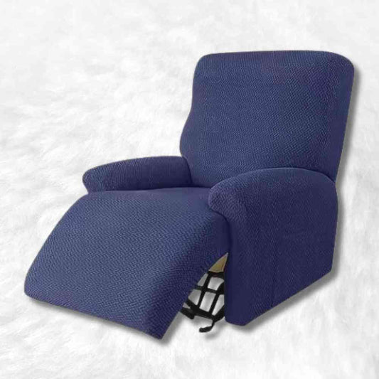 Housse Fauteuil Relax bleue marine