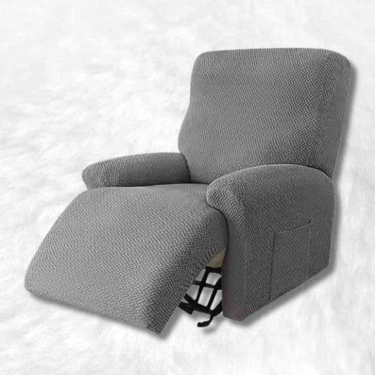 Housse Fauteuil Relax gris clair