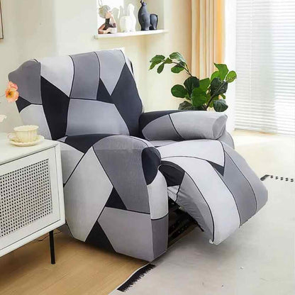 Housse Fauteuil Relax Contemporain grise salon