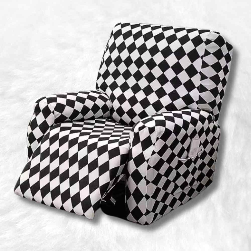 Housse Fauteuil Relax damier