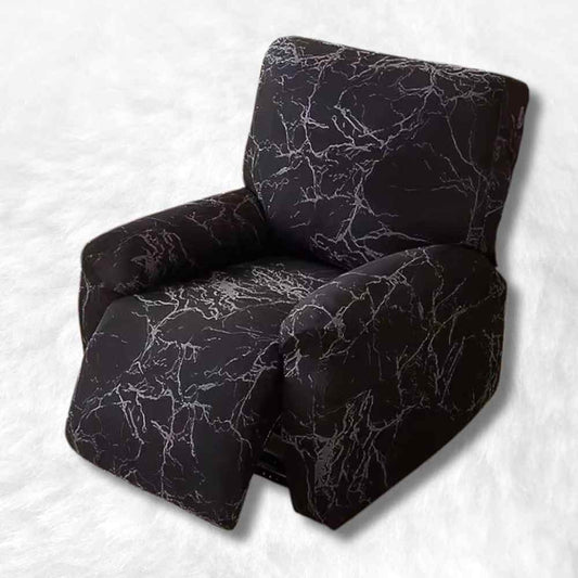 Housse Fauteuil Relaxant Marbre noir