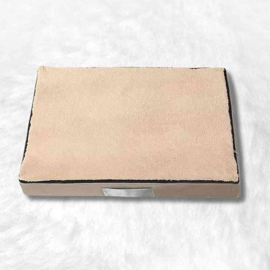 Matelas Mémoire de Forme pour Chien beige