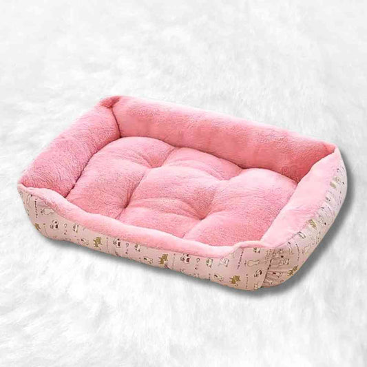 Panier Confort pour Chien rose